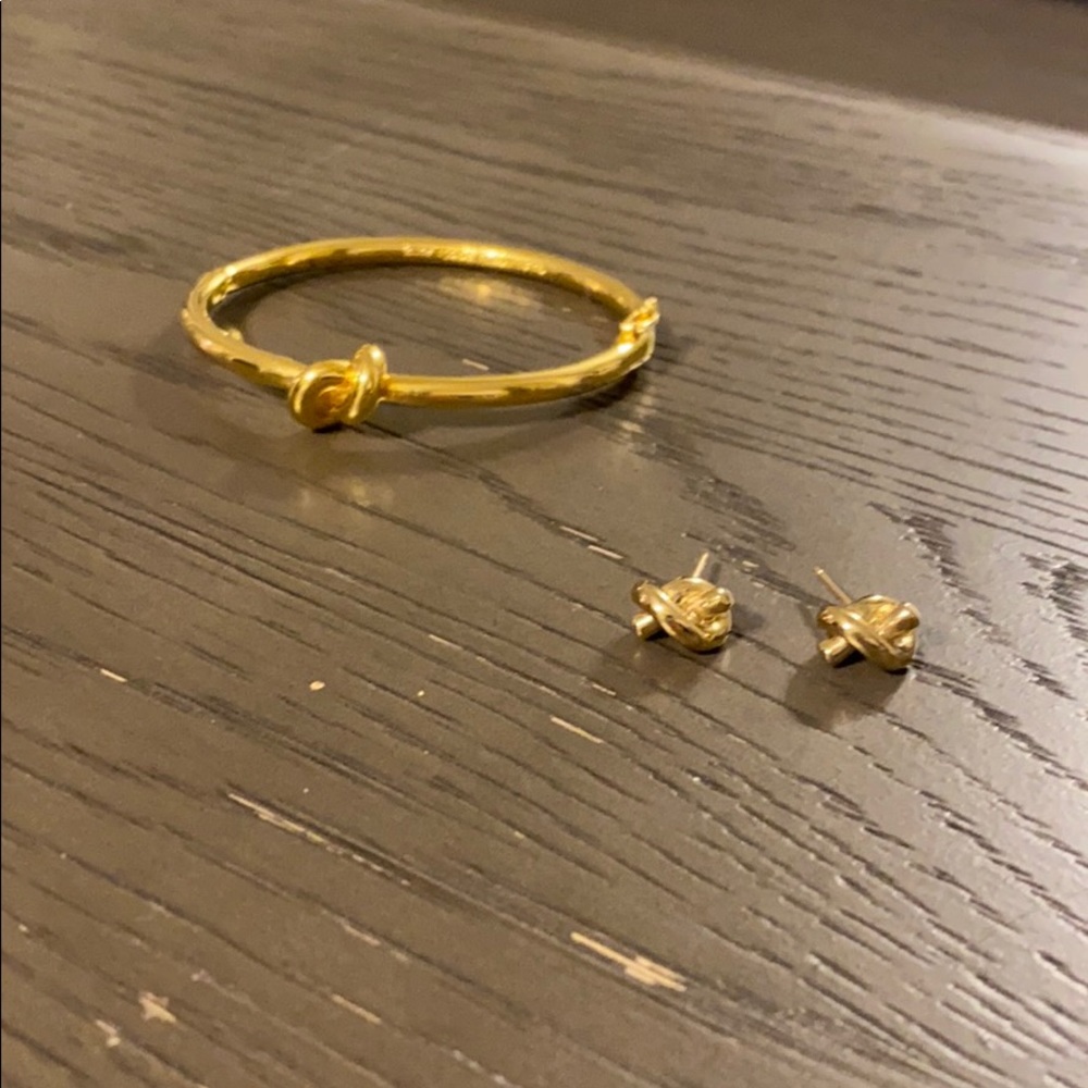 Kate Spade Knot Bracelet & Earring Set